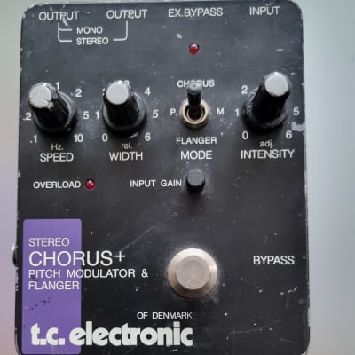 TC Electronic Stereo Chorus + Pitch Modulator & Flanger 1990s - Black for sale
