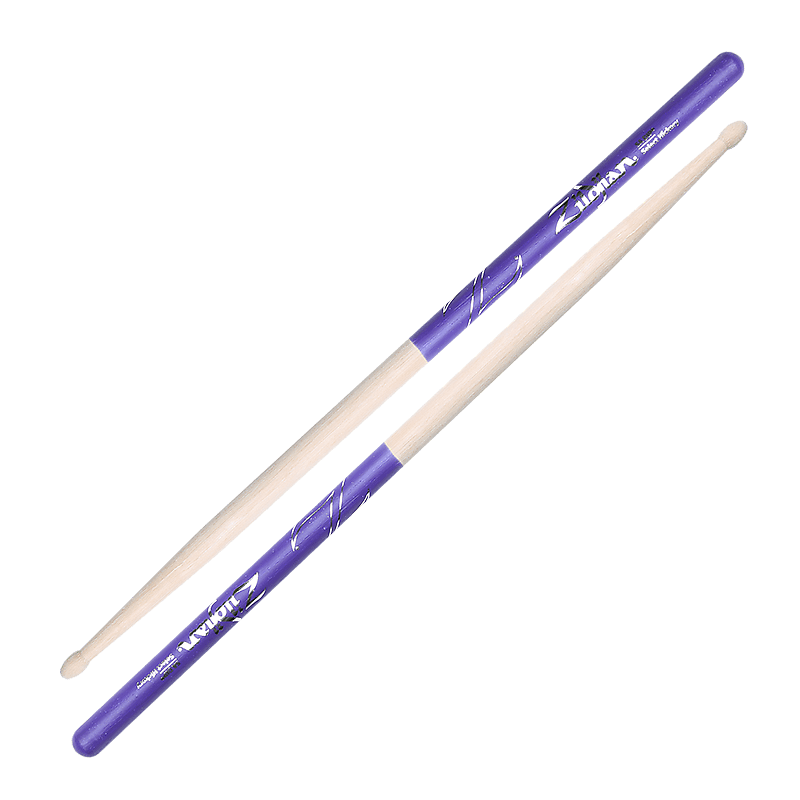 Zildjian 5A Wood Tip Purple Dip Drumsticks, #Z5ADP image 1
