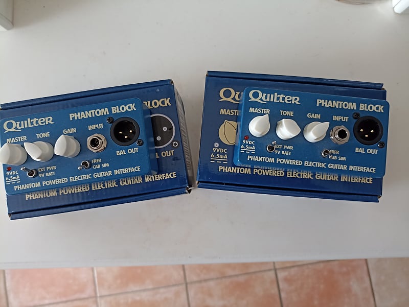 Quilter Phantom Block Electric Guitar Interface 2010s - Blue