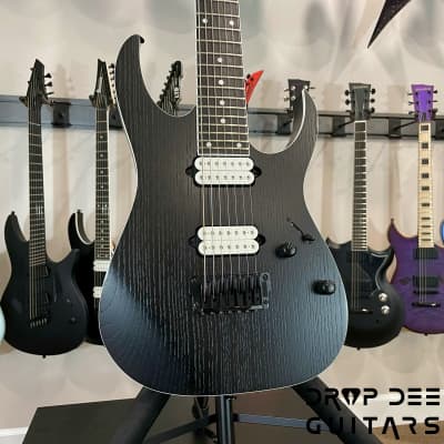 Ibanez Prestige RGR752AHBF 7-String Electric Guitar w/ Case-Weathered Black image 3