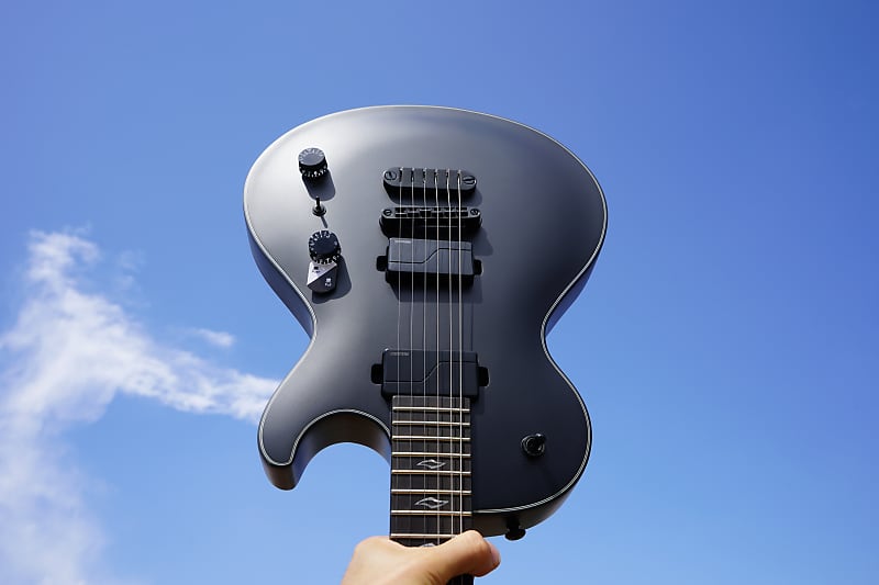 Dean Thoroughbred Select Fluence Black Satin 6-String Electric Guitar image 1