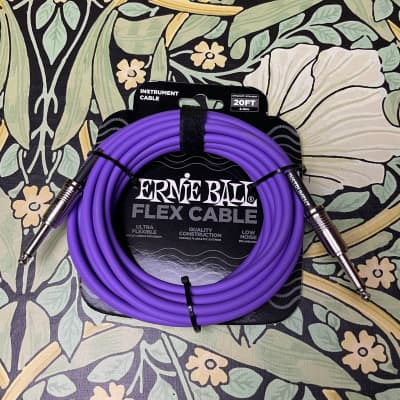 Ernie Ball Flex Instrument Cables-10ft Pink image 4