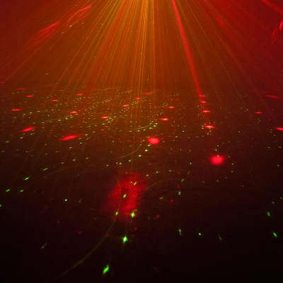 American DJ ADJ MINI DEKKER RGBW LED DMX Multi-Beam Derby/Strobe Effect Light image 5