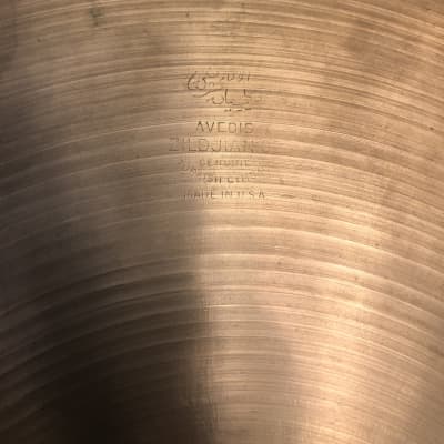 Zildjian Vintage Cymbal Pack (20" Ride,18" Crash, & 14" Hi Hats) 70s image 5