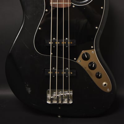 Old Style Guitars Custom Built J-Bass Black w/Gig Bag image 2