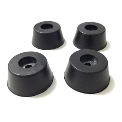 Rubber Feet for Amplifier Cabinets or Amp Heads Tapered - 4 pcs image 4