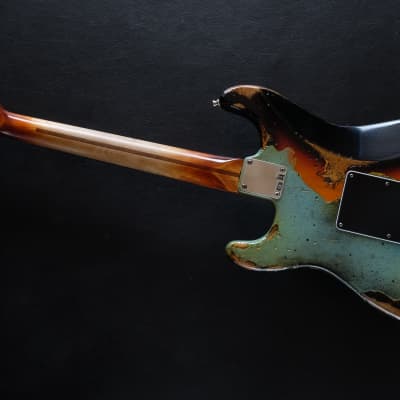 Fender Stratocaster Daphne Blue/Sunburst Heavy Aged Relic [$180 OFF for Limited Time Only] image 10