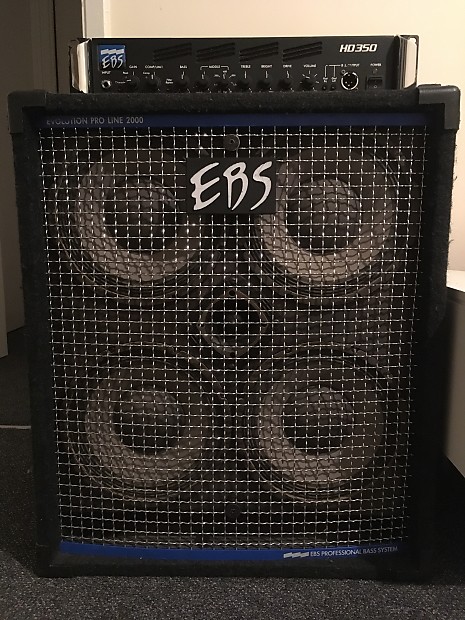 EBS HD350 Amp and Evolution Pro line 2000 4x10 cab | Reverb