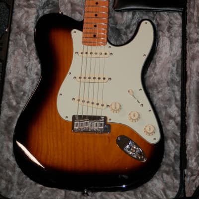 Fender USA Limited Edition Strat-Tele Hybrid MN 2TSB with case used 2017 image 4