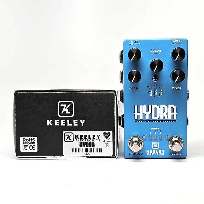 Keeley Hydra Stereo Reverb & Tremolo