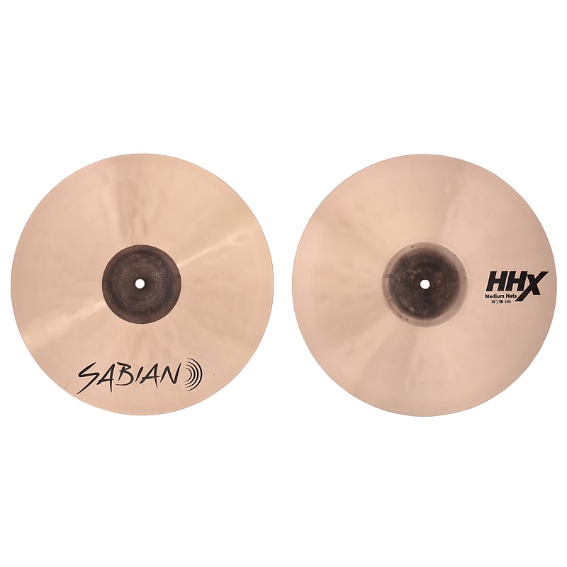 Sabian 14" HHX Medium Hi-Hat Pair image 1
