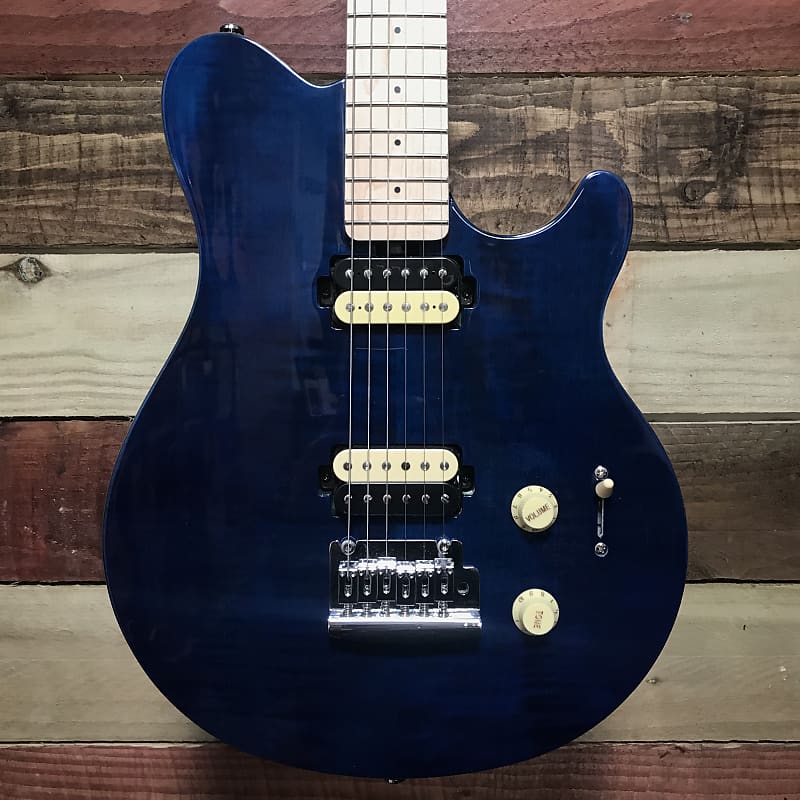 Sterling Sub Axis AX3 Electric Guitar Transparent Blue