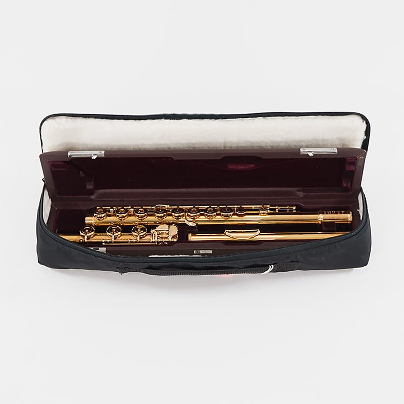 Muramatsu Model AD Open Hole Goldclad Silver Flute with Reverb