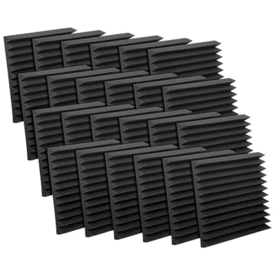 Studiofoam® Wedgies™ - Panels Qty 24, 12"x12"x2" Charcoal image 2