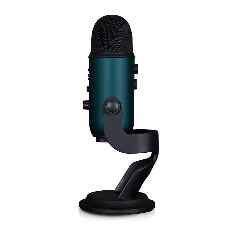  Blue Yeti Microphone (Blackout) with Knox Boom Arm