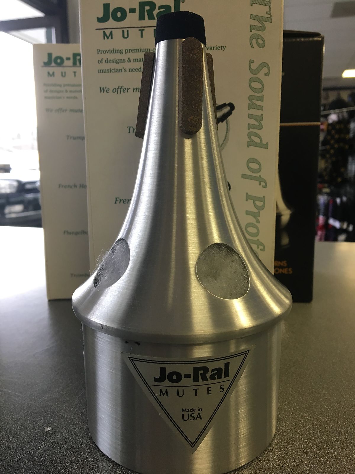JoRal TPT4A Aluminum Trumpet Bucket Mute Reverb