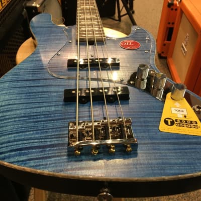 Bacchus Craft Series Custom Jazz Bass 2018 Transparent Blue Oil