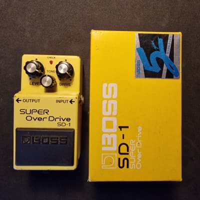 最終値引き！BOSS SUPER OverDrive SD-1 ブラックラベル BOSS 40th Anniversary SD-1-4A Super OverDrive Effects Pedal