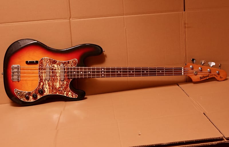 Bellwood Super Swinger Vintage Bass Made in Japan 197ies 1970 Sunburst