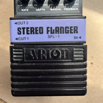 Arion Arion SFL-1 Stereo Flanger 1980s - Black Made in Japan for sale
