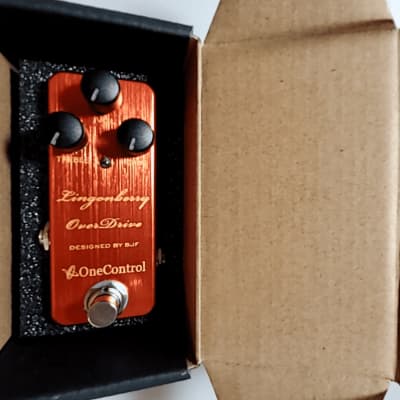 Reverb.com listing, price, conditions, and images for one-control-lingonberry-overdrive