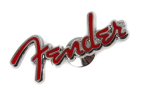 Fender Logo Pin, Red 2016 imagen 1