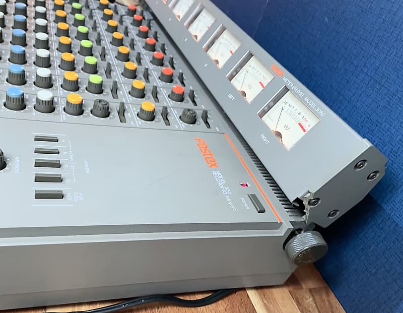 fostex model 350 レコーディングミキサー3060メーター付き