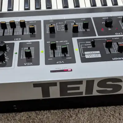 Teisco S110F Analog Synthesizer || 1979 || New Walnut Sides ||  Pro Serviced || Very Rare Kawai imagen 7