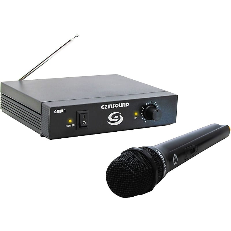 Gem Sound GMW 1 Single Channel Wireless Mic System Regular Band D