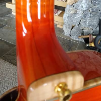 Gagnon Imperial Cherry Burst Jazz Archtop Guitar Highly Ornate Custom Built image 10