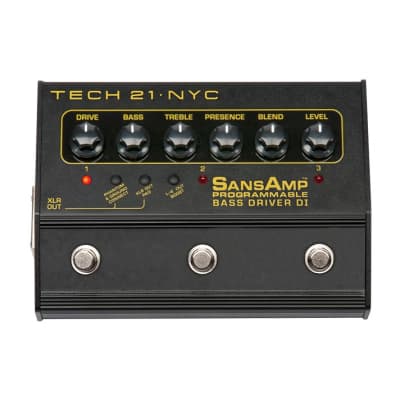 Tech 21 Sansamp Programmable Bass Driver