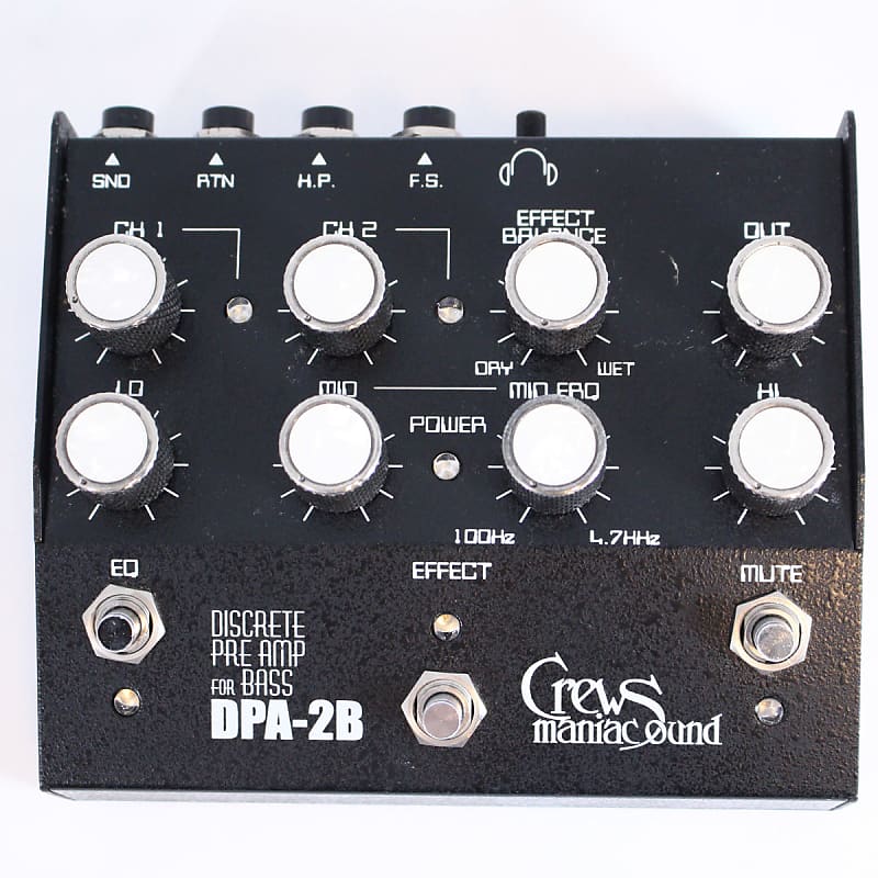 CREWS MANIAC SOUND DPA-2B Preamp for Bass [06/29]