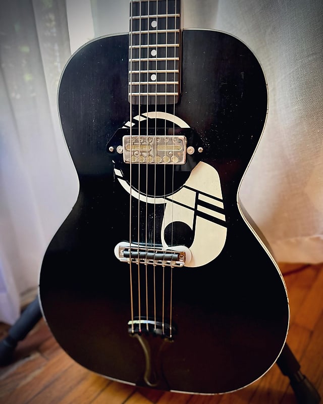 Kay 'Music Note' Baritone Acoustic w/Waterslide Guitars Reverb