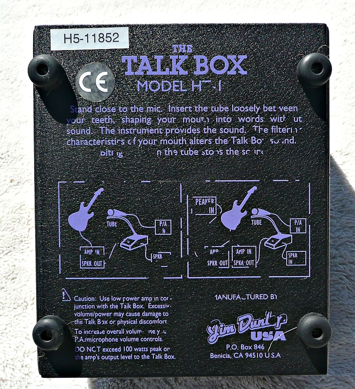 Dunlop Heil HT-1 Talk Box - PV Music Guitar Shop Inspected and