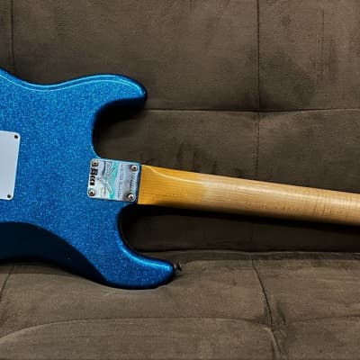 Fender Stratocaster, Limited Edition, Custom Shop, Journeyman Relic, June 2021 CS APAC Show Rebuild #73 New 1965 Aged Blue Sparkle image 13