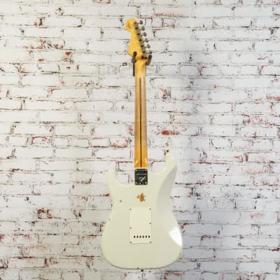 USED Fender - B2 Custom Shop Limited Edition Fat '50s - Stratocaster Electric Guitar - Relic - Aged India Ivory - IIV - w/ Hardshell Tweed Case - x1332 image 9