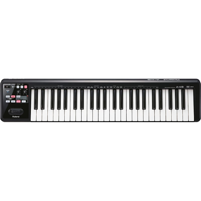 DTM・DAW Roland A-49 Roland A-49 MIDI Controller Keyboard - Black PERFORMER PAK