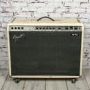 Fender - The Twin - Late 80s Tube Guitar Combo Amp, 2x12" Re-Tolexed White Snakeskin - x7297 - USED