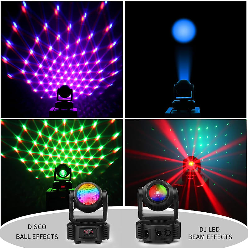 Moving Head Light For Dj: 40W Rgbw Mini Moving Head Disco Ball And