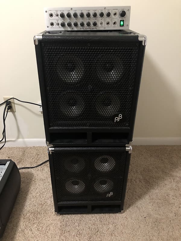 Phil Jones Bass PJB D-600 & 2x 4B Cabinets