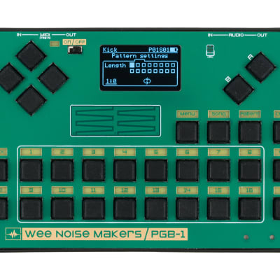 Wee Noise Makers PGB-1 Compact Open-Source Groovebox (Plastic)
