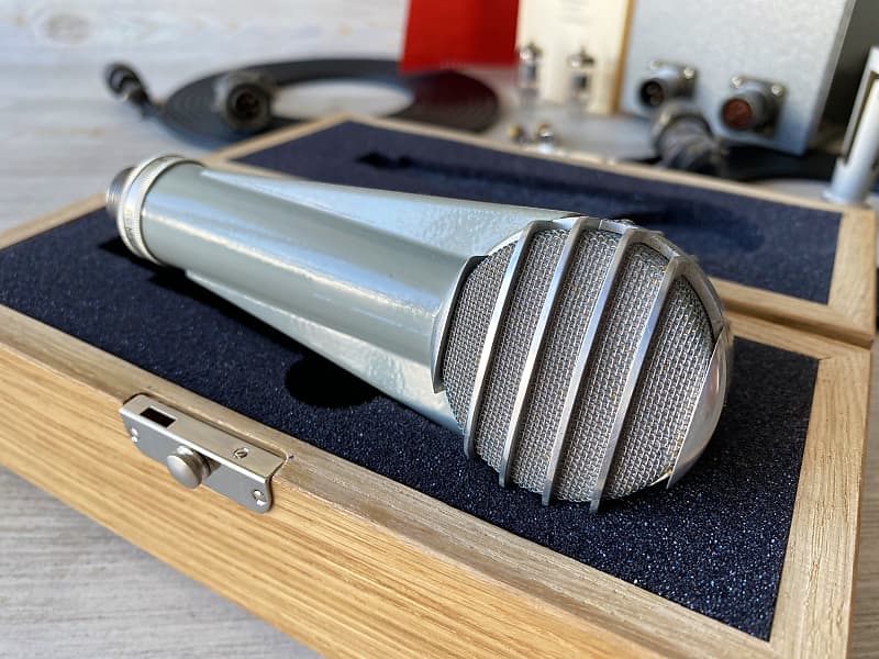 48HOURS TOTAL SALE! 1969 Lomo 19A9 Exceptional Condition Tube Condenser Mic w/Lomo 20B-35 PSU image 1