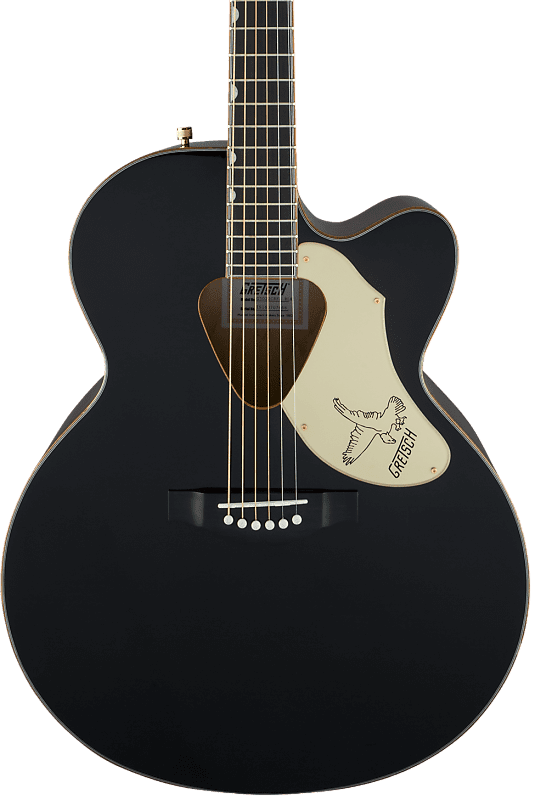 Gretsch G5022CBFE Rancher Falcon Jumbo Cutaway Acoustic Electric Guitar Black image 1