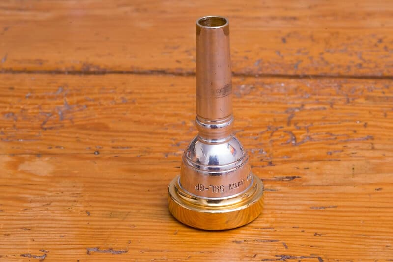 Yamaha 59L GP Trombone Mouthpiece Large Shaft Partial Gold Reverb