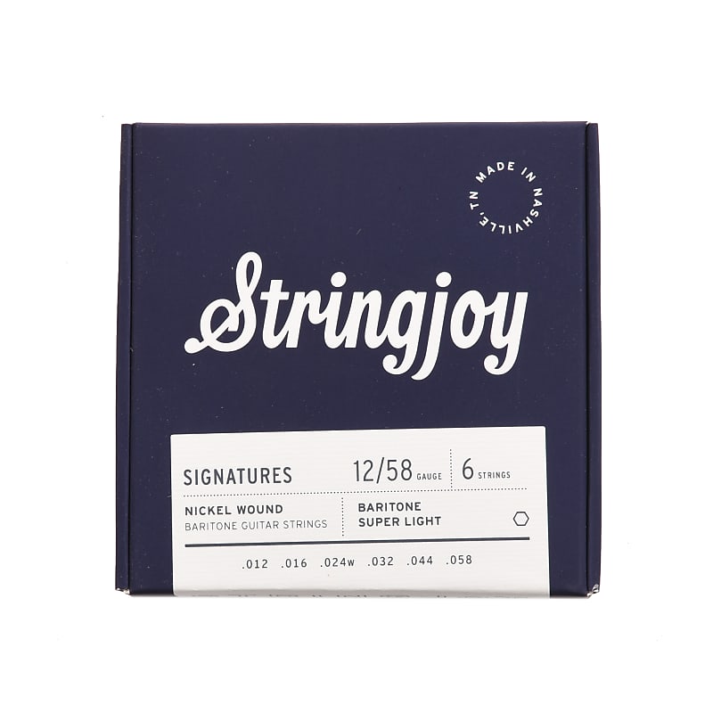 Stringjoy Signatures Baritone Balanced Super Light Gauge 12 58