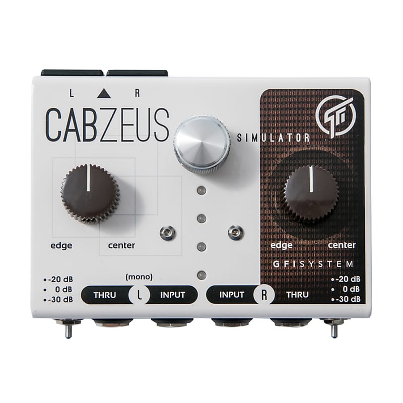 GFI System Cabzeus Stereo Speaker/Cabinet/Miking Simulator DI w/MIDI image 1