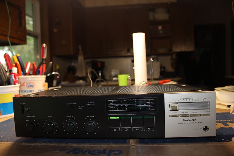 Restored Pioneer SA-530 Integrated Amplifier  			