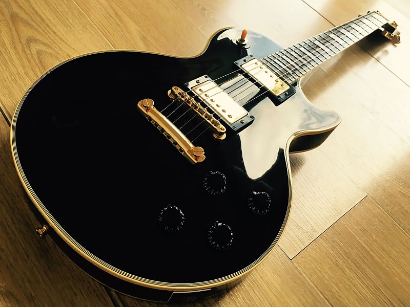 Epiphone　japan　les paul custom エピフォン富士弦 Epiphone Rare Japanese FujiGen Les Paul Custom Ebony Open