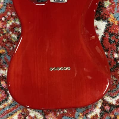 Fender Noventa Stratocaster 2021 - Crimson Red Transparent, Very Good, DEMO, SKU: I648383 image 3