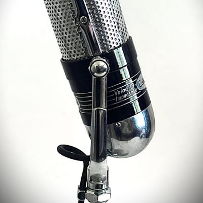 Rare Vintage 1960's CALRAD VM-12 Velocity Ribbon Microphone, works great w/stand image 5